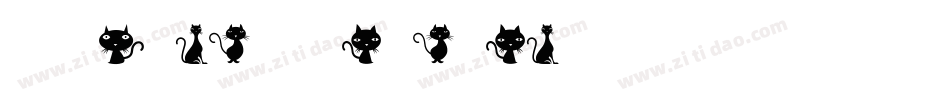 Love Cats Italic字体转换